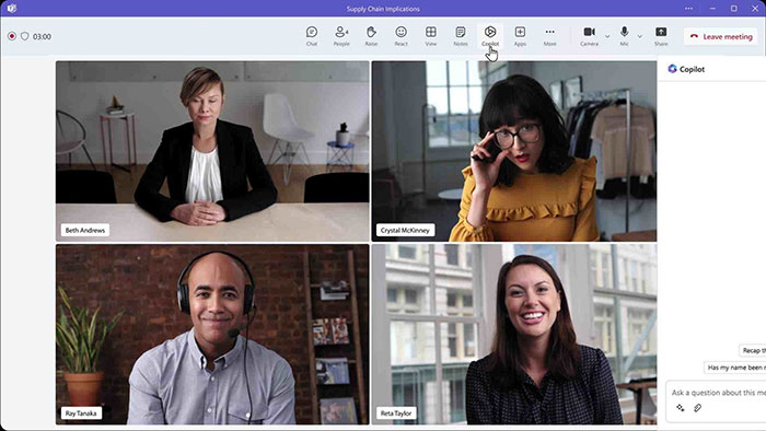 Cách dùng Microsoft Copliot trong Microsoft Teams Download vn