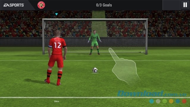 Khám phá tính năng cảm ứng cực nhạy, cực tuyệt vời của game bóng đá FIFA 17 Mobile cho Windows Phone