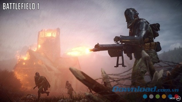 Tham gia vào các trận chiến nảy lửa trong game bắn súng góc nhìn thứ nhất Battlefield 1 cho máy tính