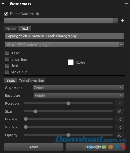 Công cụ làm mờ được tích hợp vào ứng dụng chỉnh sửa ảnh AfterShot Pro 3 cho PC