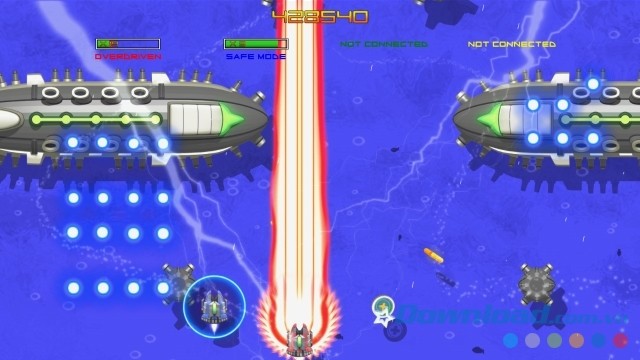 Vừa né đạn vừa bắn nổ quân địch trong game bắn súng không gian Overdriven Reloaded cho máy tính