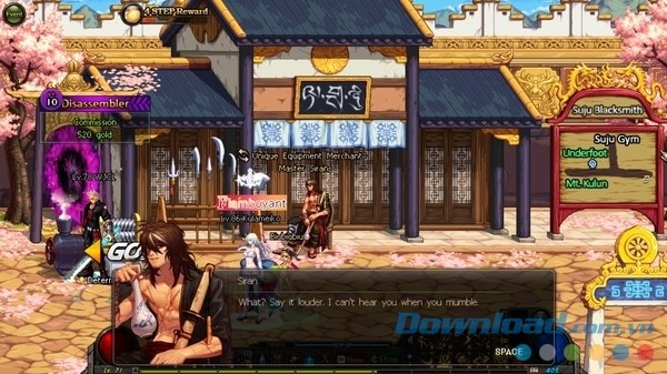 Nostalgic and beautiful graphic design in Dungeon Fighter Online game