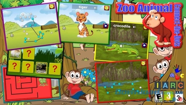 Ứng dụng vui học cho bé Preschool ABC Zoo Animal