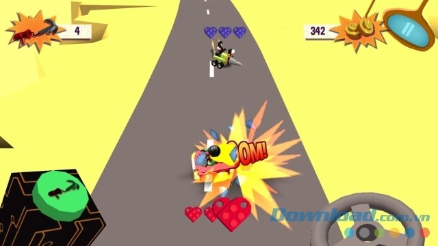 Chiến đấu quyết liệt trong game đua xe miễn phí LEGO DC Super Heroes Mighty Micros 