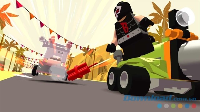Điều khiển nhân vật Lego trong game đua xe miễn phí LEGO DC Super Heroes Mighty Micros 