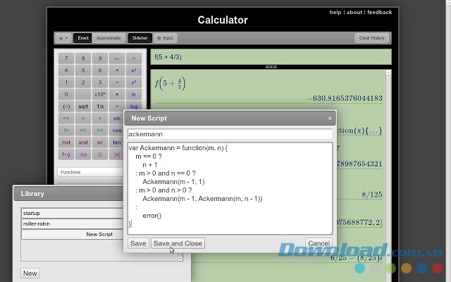 Sử dụng tính năng tính toán cơ bản và nhiều tính năng nâng cao khác của ứng dụng máy tính Scientific Calculator