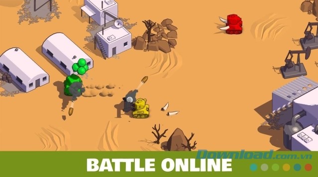 Tham gia vào các trận chiến trực tuyến quyết liệt trong game bắn xe tăng miễn phí Tanks!!!