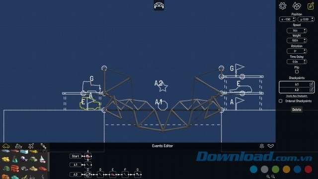 Poly Bridge là trò chơi giải đố sáng tạo và thú vị với gameplay phong phú