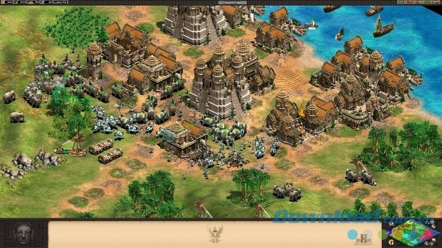 Xây dựng các công trình hoành tráng trong game chiến thuật thời gian thực Age of Empires II HD: Rise of the Rajas