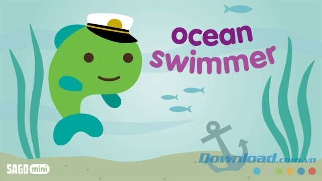 Game khám phá đại dương Ocean Swimmer bổ ích dành cho trẻ mần mon