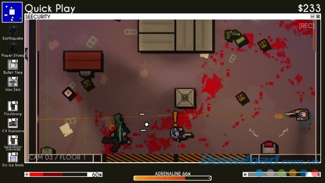 Đột nhập vào tòa nhà trong game hành động bắn súng Cash_Out cho máy tính