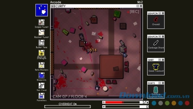 Khám phá các tầng trong game hành động bắn súng Cash_Out cho máy tính