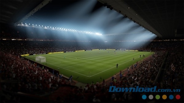 Toàn cảnh sân cỏ trong game bóng đá FIFA 17: PlayStation