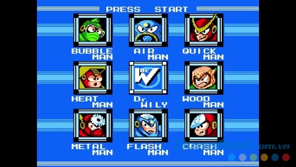 Hệ thống nhân vật đa dạng trong Mega Man Legacy Collection: PlayStation