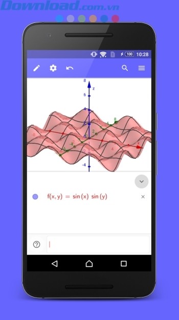 GeoGebra 3D Grapher Cho Android 5.0.635.0 - Download.com.vn