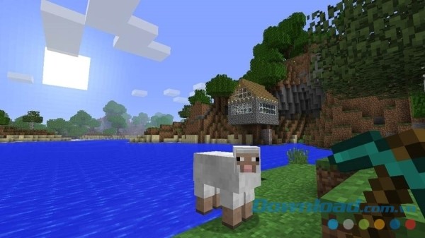 Tải Minecraft: Xbox 360 Edition thử tài xây dựng nhà ở và sinh tồn trong thế giới hoang dã