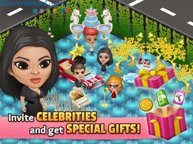Invite celebrities and receive gifts