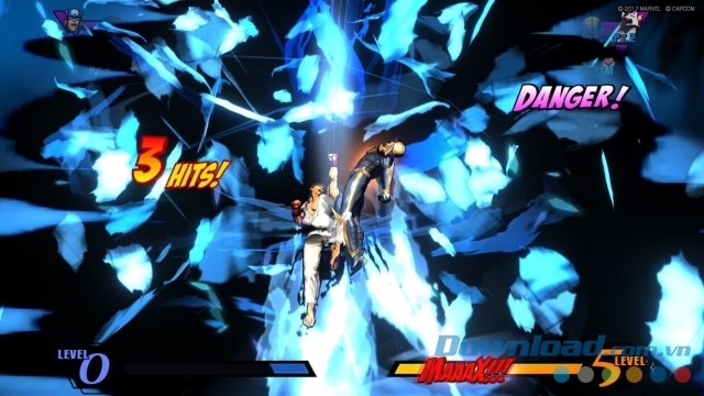 Thực hiện các đòn đánh liên hoàn (combo) trong game đối kháng mới Ultimate Marvel vs. Capcom 3 cho Xbox One