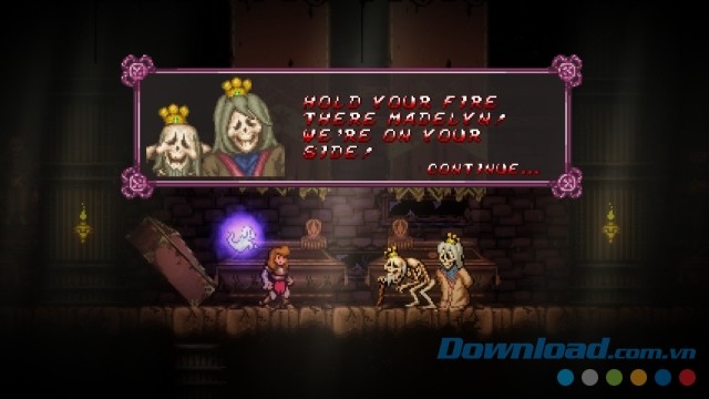Gặp gỡ nhiều nhân vật trong game hành động đi cảnh Battle Princess Madelyn cho máy tính