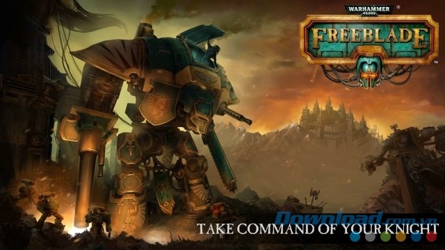 Điều khiển và ra lệnh cho nhân vật người máy trong game hành động phiêu lưu mới Warhammer 40,000: Freeblade cho máy tính & Windows Phone