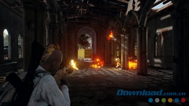 Tham gia vào các trận đấu súng quyết liệt với kẻ thù trong game hành động sinh tồn mới Playerunknown’s Battlegrounds cho máy tính