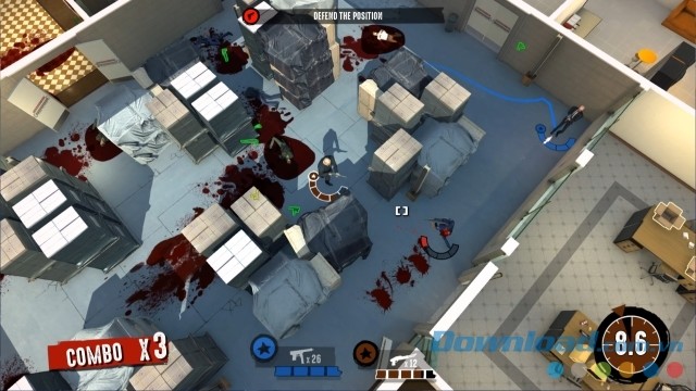 Làm quen với những cảnh máu me trong game hành động bắn súng Reservoir Dogs: Bloody Days cho máy tính