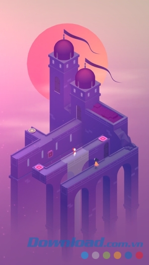 Beautiful graphics of Monument Valley 2 for iOS