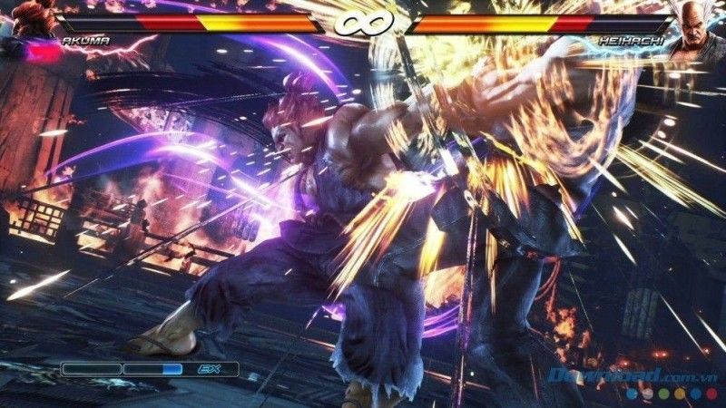 Giao diện chính của game đối kháng mới TEKKEN 7 cho máy tính