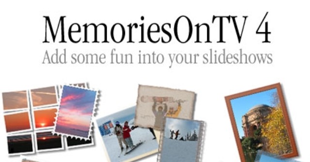  MemoriesOnTV 4.1.2 Thiết kế slideshow ảnh nhanh chóng