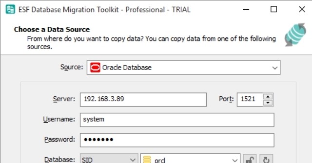  ESF Database Migration Toolkit Standard Edition 9.1.17 Phần mềm chuyển đổi cơ sở dữ liệu
