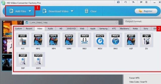  HD Video Converter Factory Pro  18.9 Phần mềm chuyển đổi video HD chuyên nghiệp