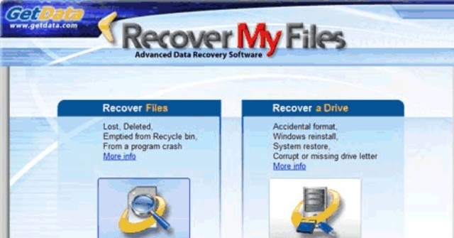 Download Recover My Files 6.3.2.2552 Khôi phục dữ liệu