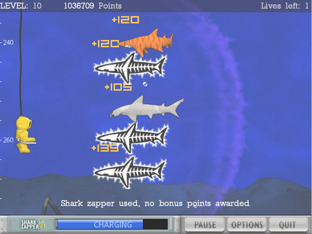Trò chơi gõ bàn phím Typer Shark Deluxe