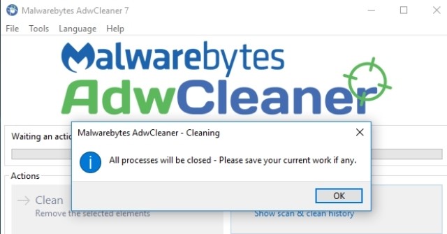 Tải AdwCleane, Tìm và xóa các phần mềm quảng cáo độc hại