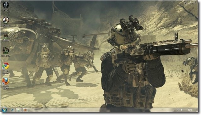 Tải Call Of Duty: Modern Warfare 2 Theme cho Windows Theme game Call Of Duty: Modern Warfare 2 cho máy tính 7
