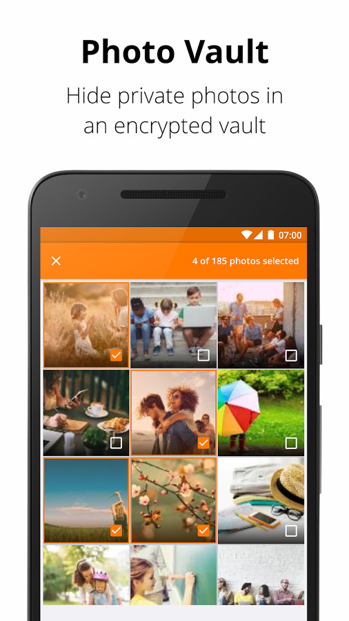 Hide private photos with Avast Mobile Security