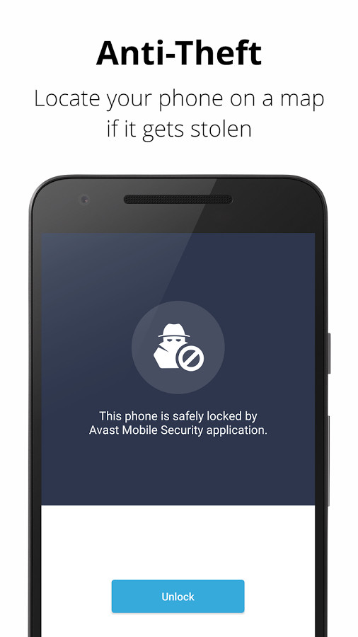 Locate phone with Avast Mobile Security anti-theft & Antivirus 2018