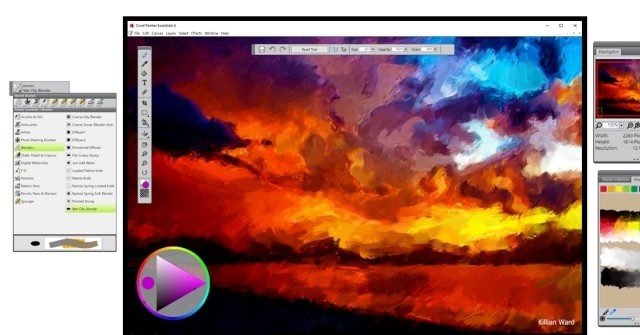  Corel Painter Essentials 6.0 Phần mềm biến hình ảnh thành tranh vẽ