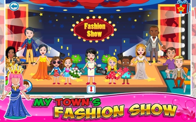 Game mô phỏng buổi trình diễn thời trang dành cho trẻ em