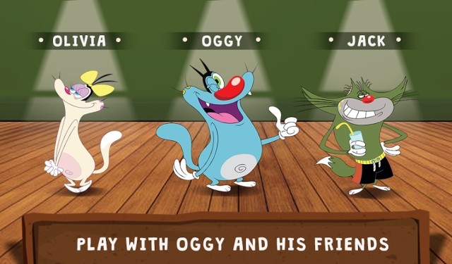 Chơi game với Oggy và những người bạn của cậu ấy