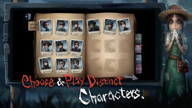 Select as many different characters