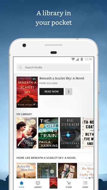 App Features using Amazon Kindle on Android