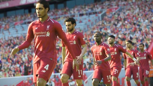 Hình ảnh cầu thủ trong Pro Evolution Soccer 2019 cho PlayStation