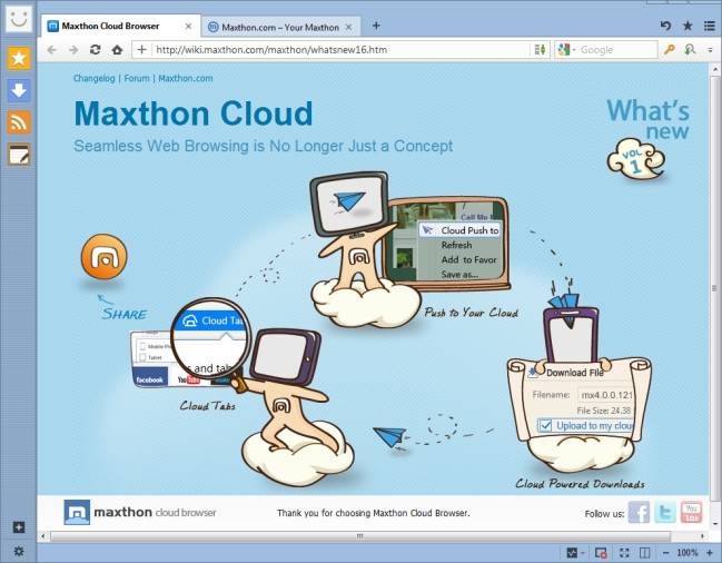 Update Maxthon to the latest