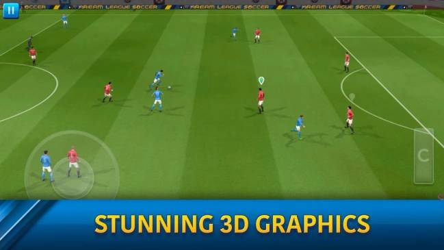 Dream League Soccer 2019 game graphics for Android