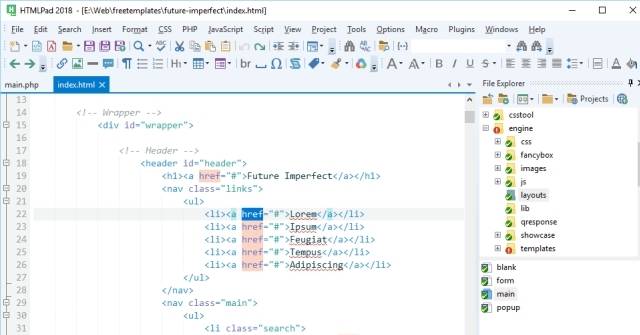  HTMLPad 2018 15.4 Trình soạn thảo HTML, CSS, JavaSript và XHTML