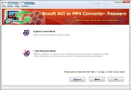 Chuyển đổi định dạng file với Boxoft AVI to MP4 Converter