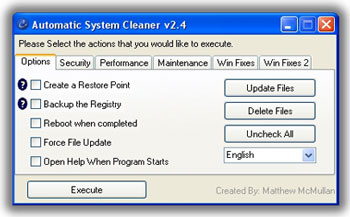 Automatic System Cleaner 2.5