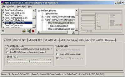 Tải VBto Converter Chuyển các form của VB sang MS VC++ hoặc VB.NET 32