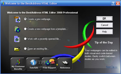 Tải BestAddress HTML Editor 2008 Professional 12.2 1